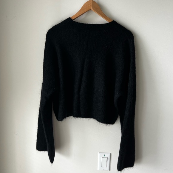 Aritzia Babaton Delton Sweater - Black - Size L - Picture 6 of 7